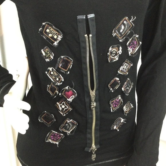 Cappopera women’s L long slve embroidered patches - Picture 8 of 8